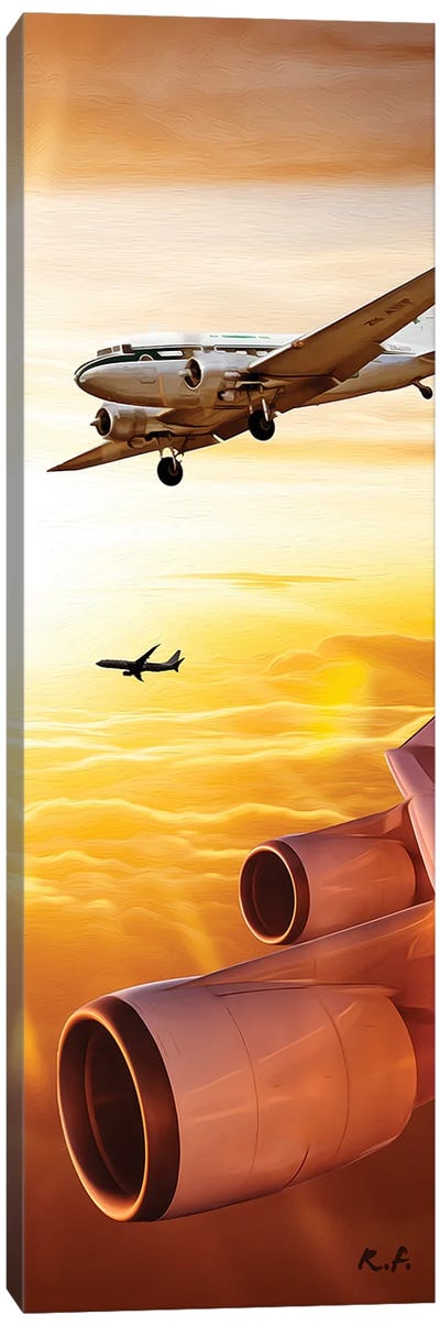 Aviation Book VI Canvas Art Print