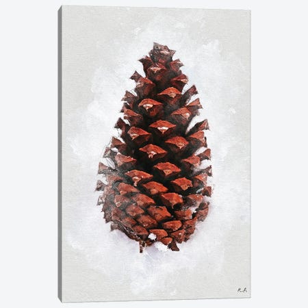 Pinecone I Canvas Print #GRC123} by Rob Francis Canvas Wall Art