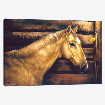 Inside The Stall Canvas Print #GRC128} by Greg & Company Canvas Wall Art