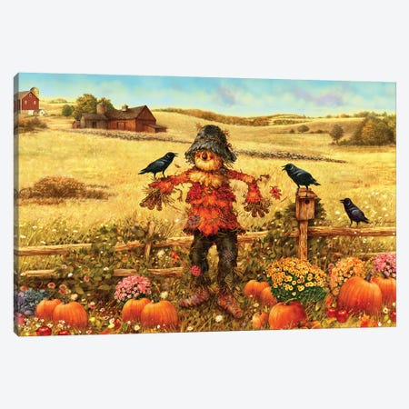 Scarecrow Canvas Print #GRC152} by Greg Giordano Art Print