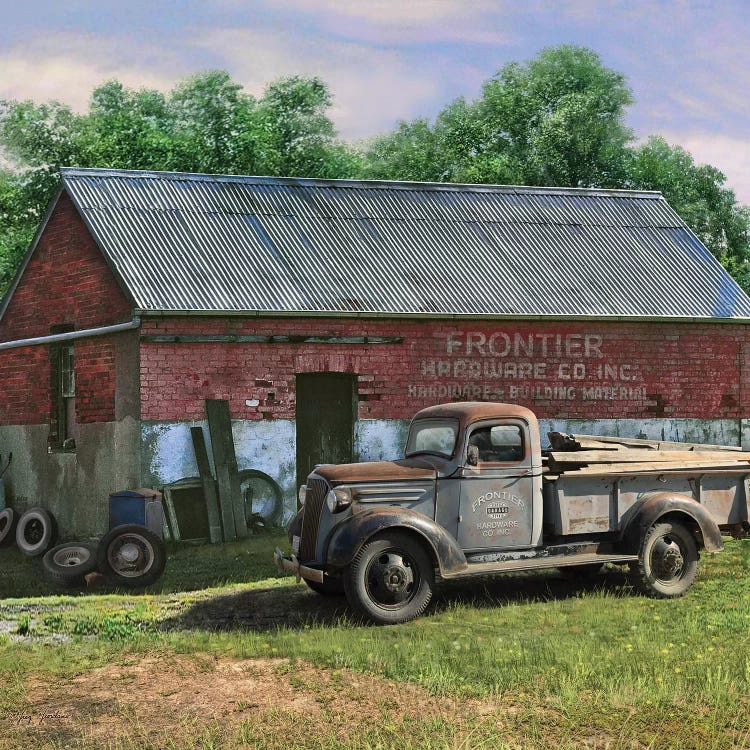 Frontier Truck by Greg Giordano wall art