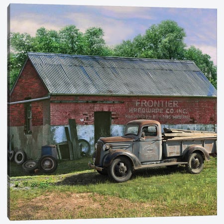 Frontier Truck Canvas Print #GRC23} by Greg & Company Canvas Artwork