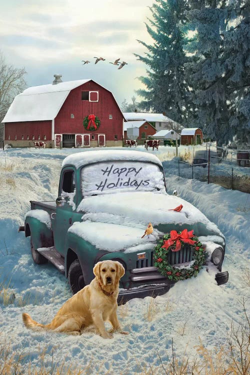 Holiday Truck by Greg Giordano wall art