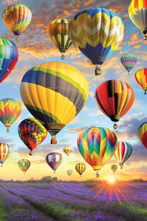 Hot Air Baloons by Greg Giordano wall art