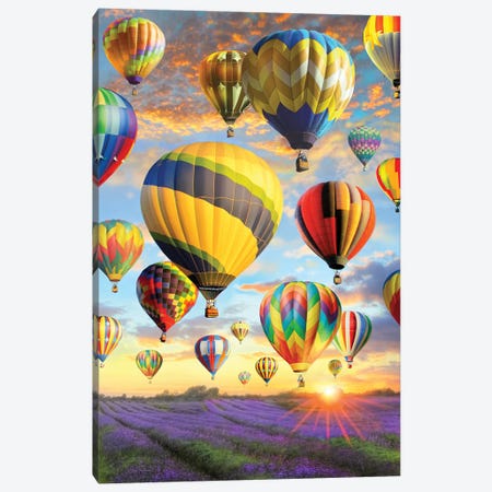 Hot Air Baloons Canvas Print #GRC26} by Greg & Company Canvas Print