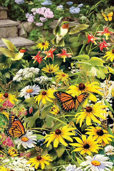 Greg & Company: Hummingbirds At The Back Step by Greg Giordano