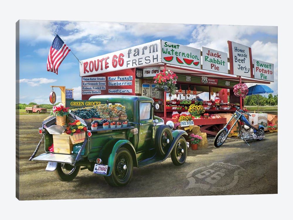 Nostalgic America Farmstand by Greg Giordano 1-piece Art Print
