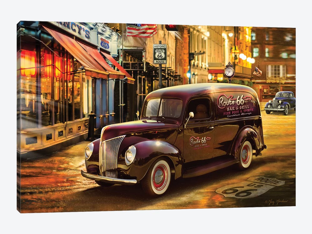 Nostalgic America Panel Truck by Greg Giordano 1-piece Canvas Print