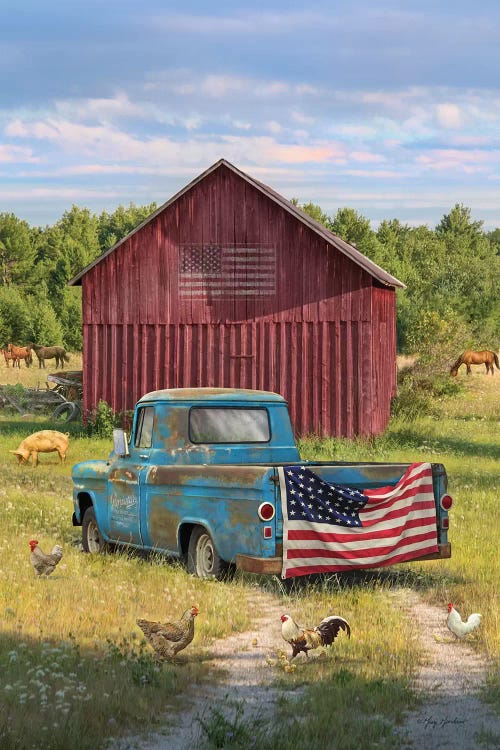 Summer Farm by Greg Giordano wall art