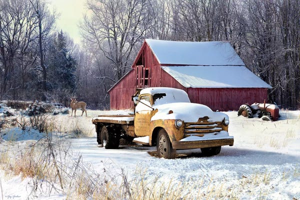 By Land: Winter Truck by Greg Giordano