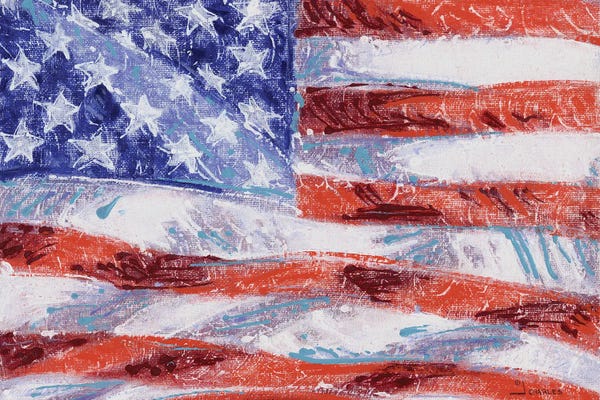 American Décor: Freedom Flag by J. Charles
