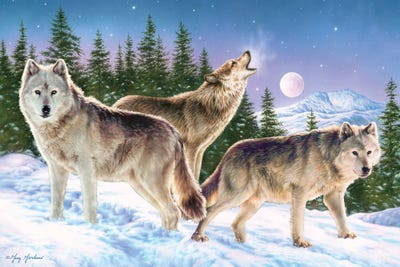 Wolves by Greg Giordano art print
