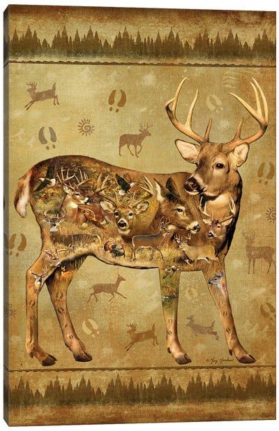 Deer Canvas Art Print - Greg & Company