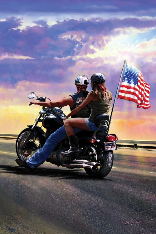 Sunset Chopper by Greg Giordano wall art