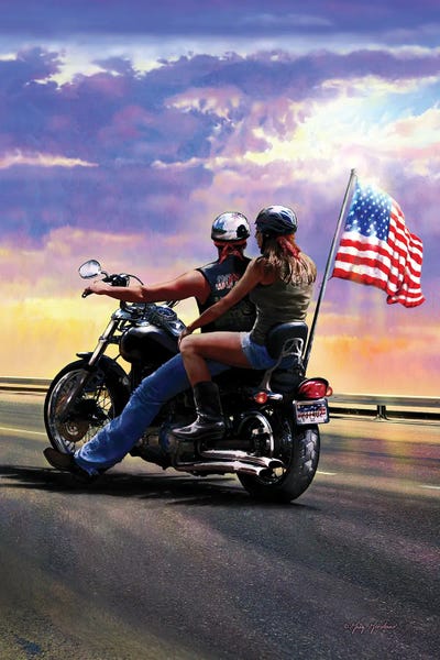 Greg Giordano: Sunset Chopper by Greg Giordano