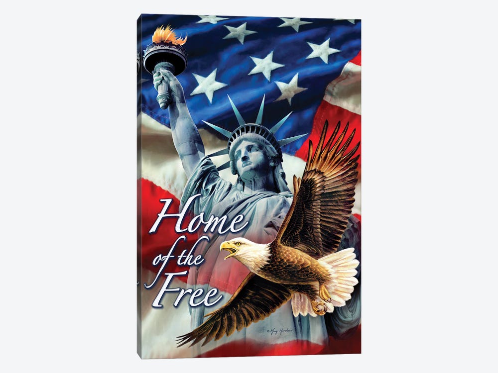 Home Of The Free by Greg Giordano 1-piece Canvas Wall Art