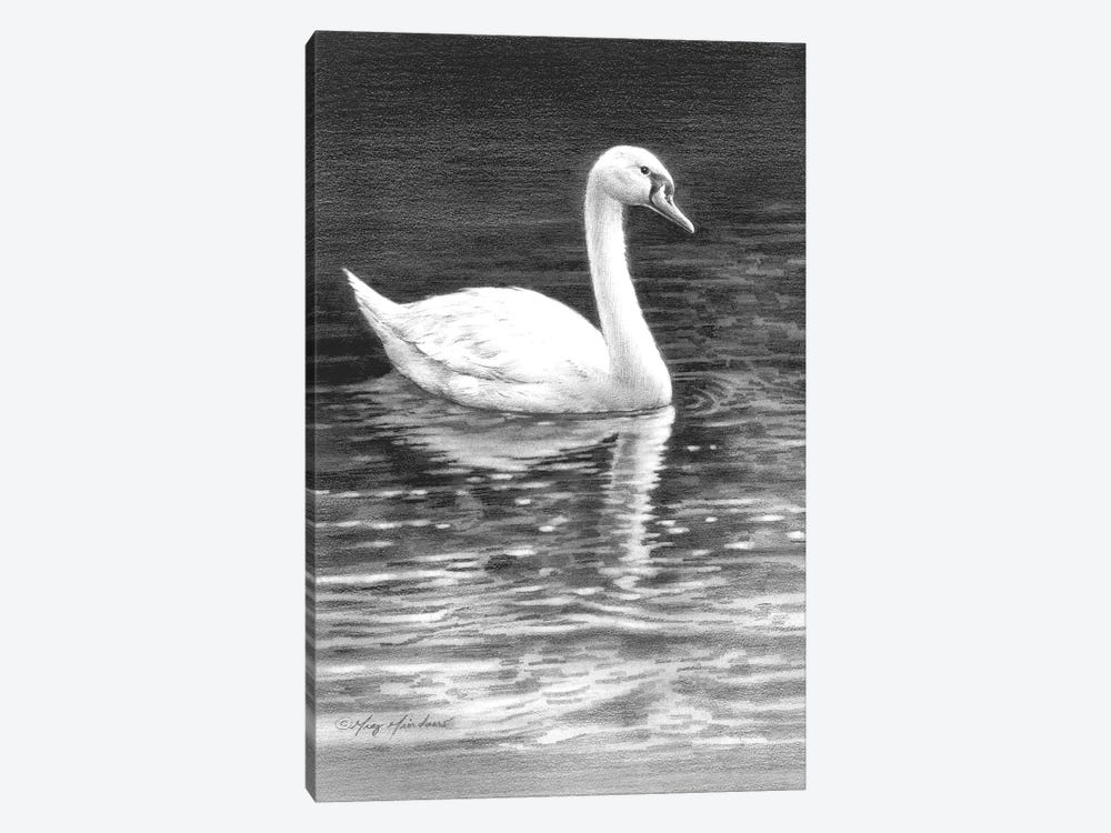 Swan by Greg Giordano 1-piece Canvas Art
