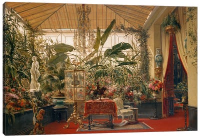 Véranda De La Princesse Mathil Canvas Art Print - Inspired Interiors
