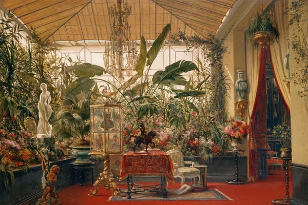 Interiors: Véranda De La Princesse Mathil by Charles Giraud