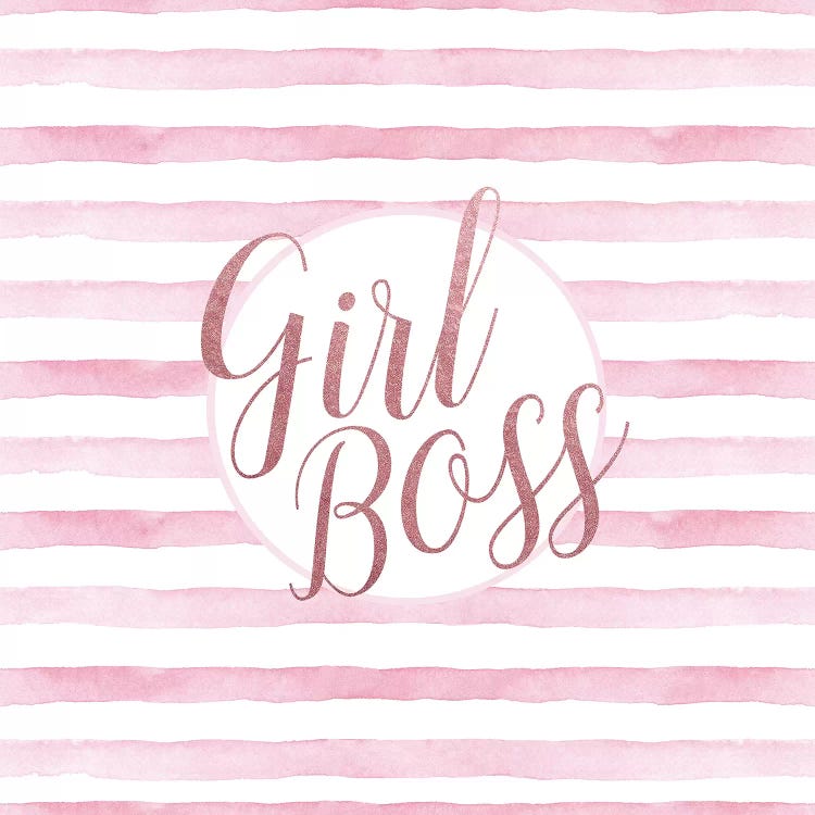 Girl Boss Rose Gold Pink, Square