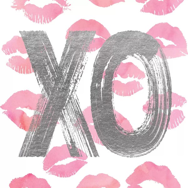 Lips: Love OX Silver Pink, Square by Amanda Greenwood