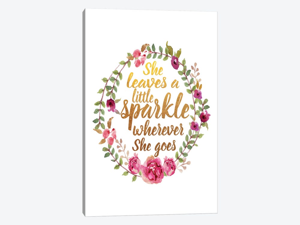 She Leaves Sparkle by Amanda Greenwood 1-piece Art Print