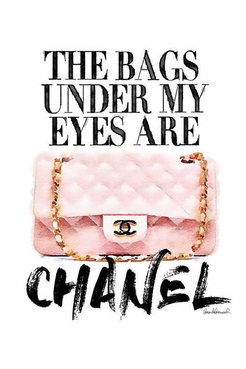 Bags Under My Eyes Pink Bag