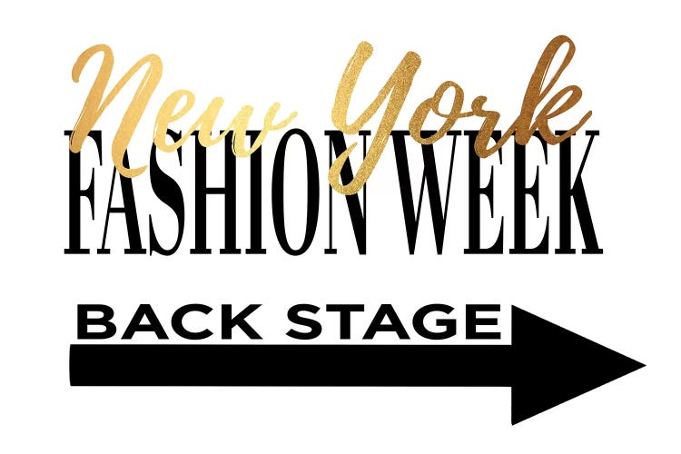 Fashion Week NY Gold