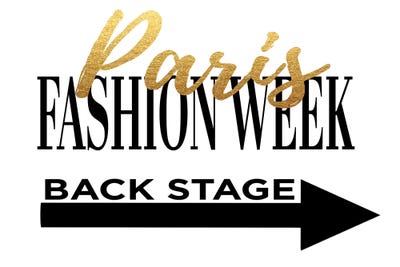 Fashion Week Paris Gold by Amanda Greenwood multi panel art