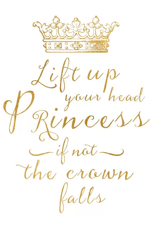 Lift Your Head Princess Crown Gold