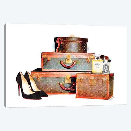 Chanel Bags by Martina Pavlova Fine Art Paper Print ( Hobbies & lifestyles > Shopping art) - 16x24x.25