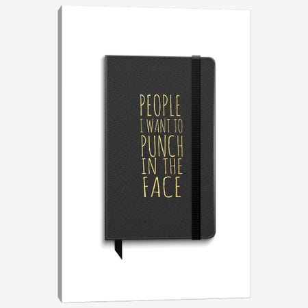 People To Punch Book Canvas Print #GRE177} by Amanda Greenwood Canvas Art