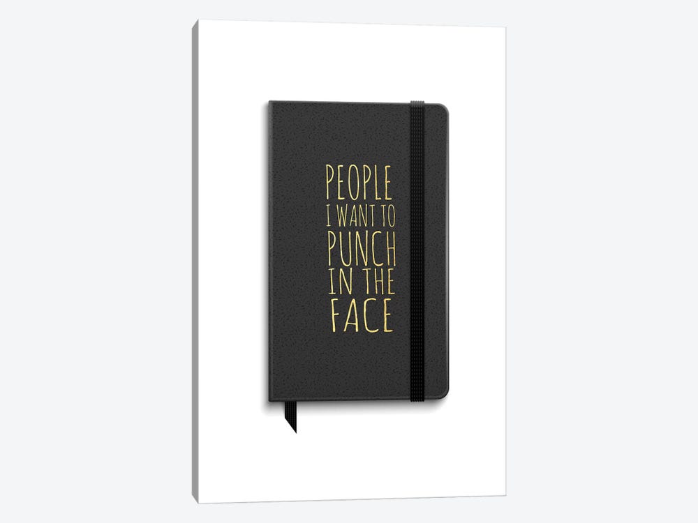 People To Punch Book by Amanda Greenwood 1-piece Canvas Artwork