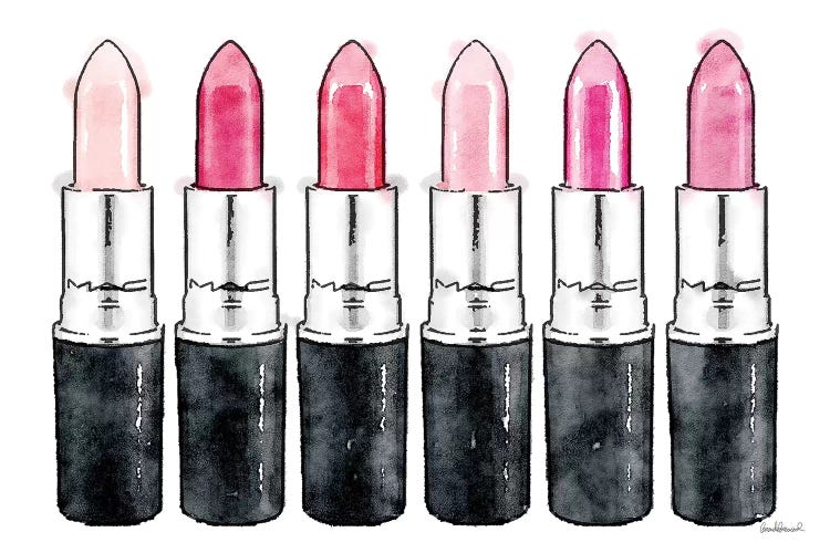 Pink Lipstick Row