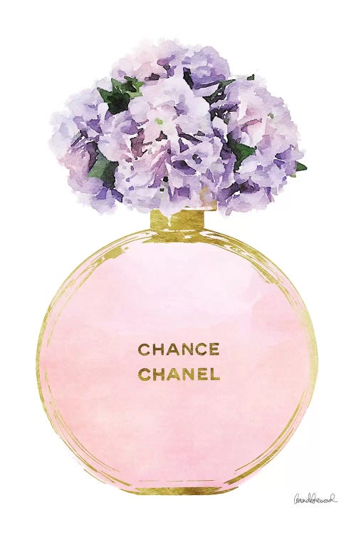 Perfume Round Solid In Gold, Pink, Purple, & Pink Hydrangea