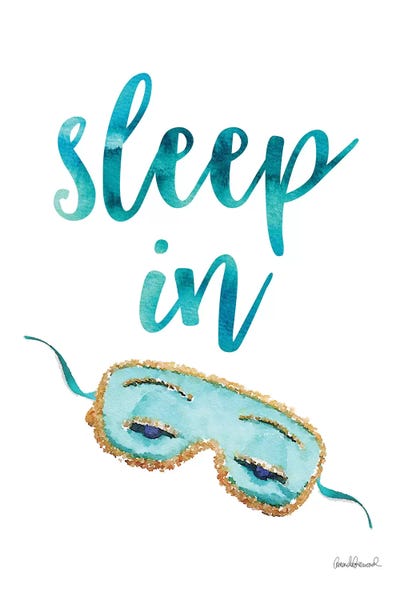 Amanda Greenwood: Sleep In Mask, Teal by Amanda Greenwood