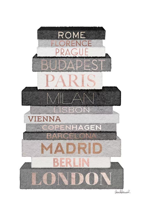 City Books Europe, Grey & Rose Gold