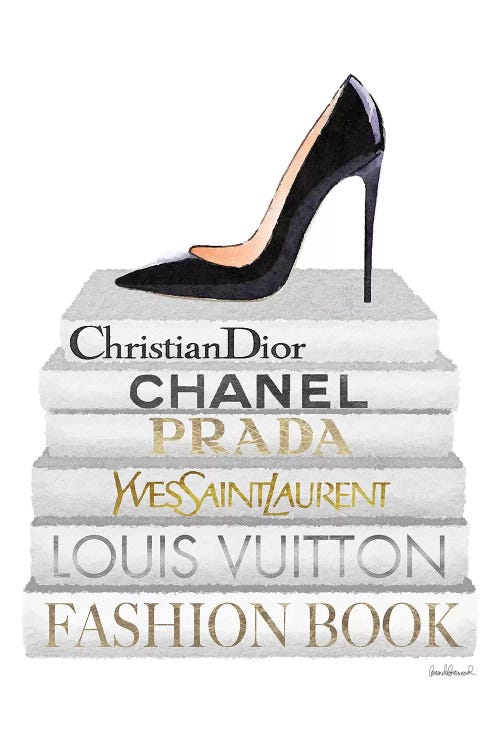 Chanel, Dior, Prada, Books, 