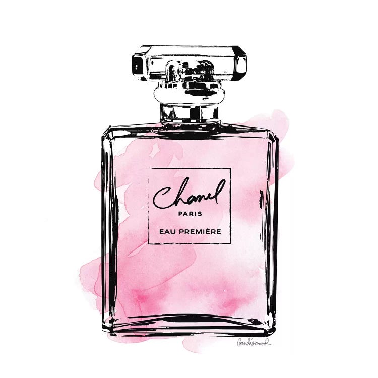 Black And Pink Perfume Bottle