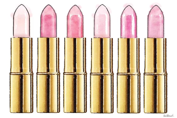 Lipstick In Gold And Soft Pinks