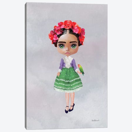 Miss Frida Canvas Print #GRE40} by Amanda Greenwood Canvas Art