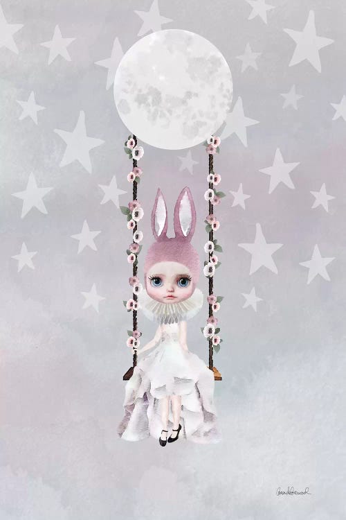 Miss Lily Rabbit Swings From The Moon