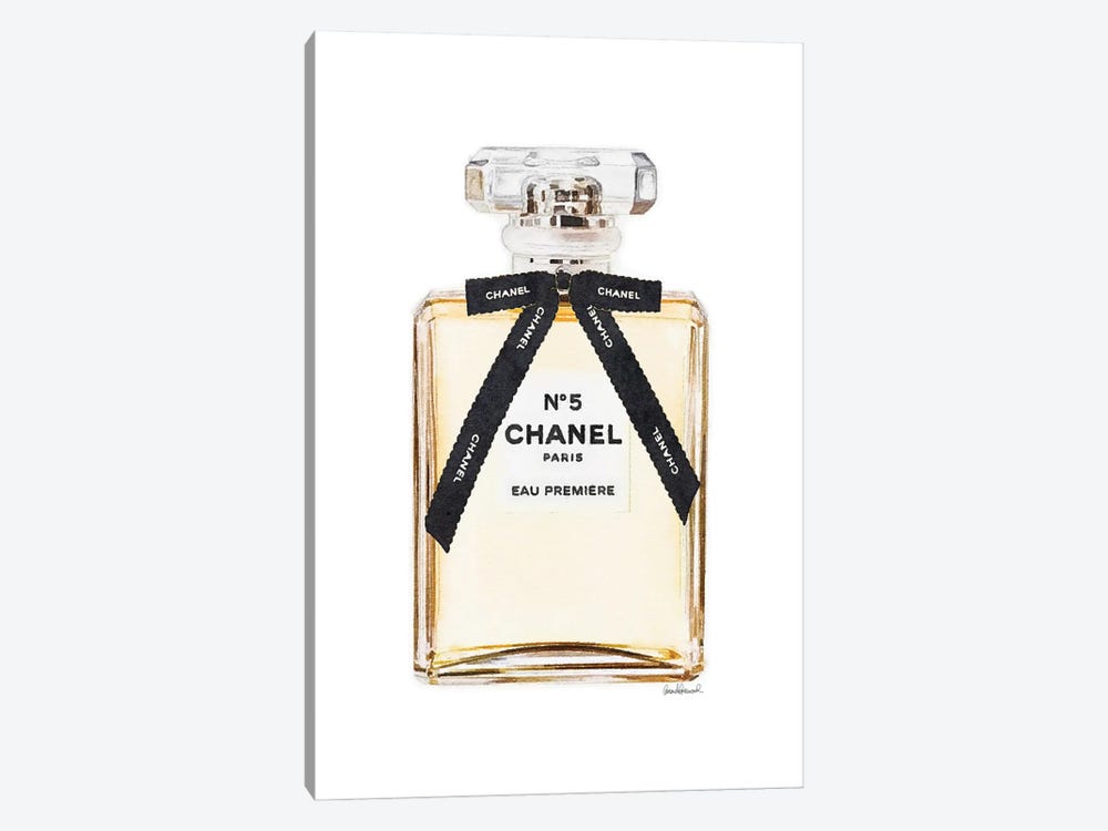 Classic Perfume With Bow by Amanda Greenwood 1-piece Art Print