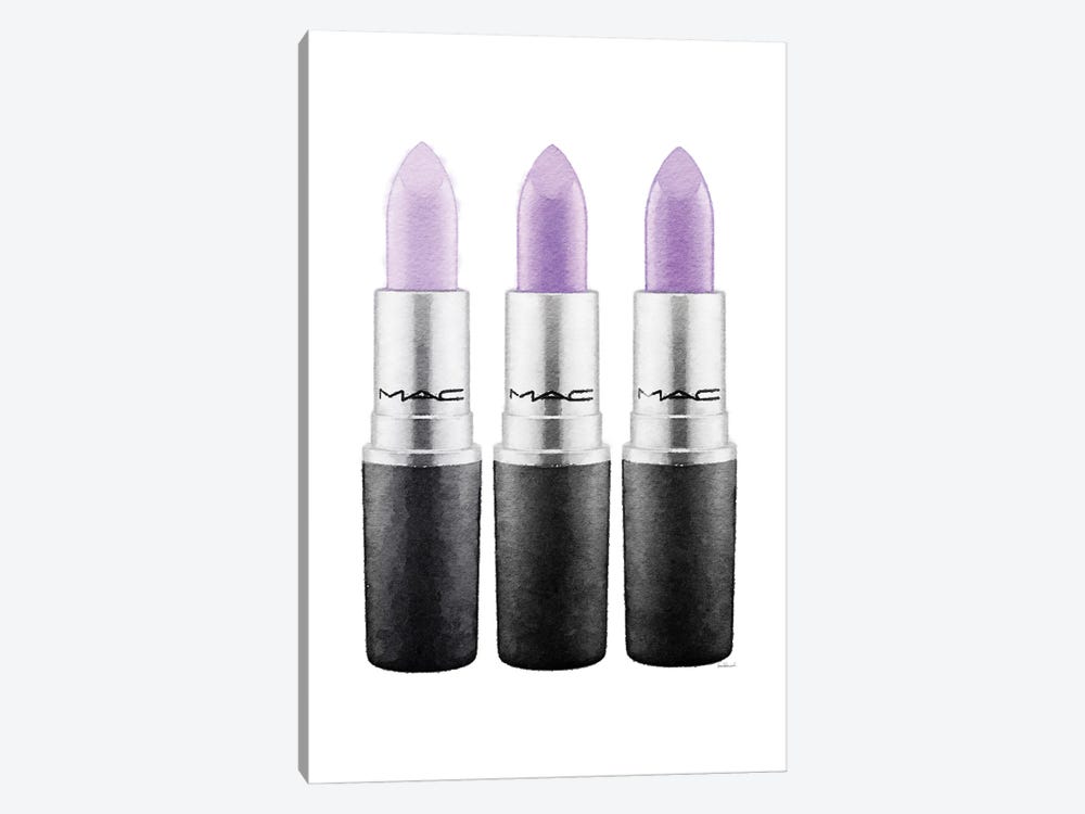 Lipstick III Lilac by Amanda Greenwood 1-piece Canvas Print