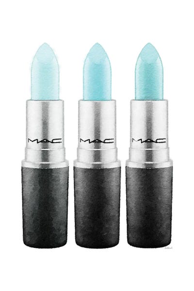 Amanda Greenwood: Lipstick III Teal by Amanda Greenwood