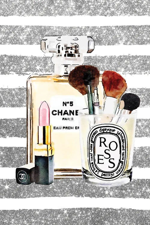 chanel perfume and lipstick gift set
