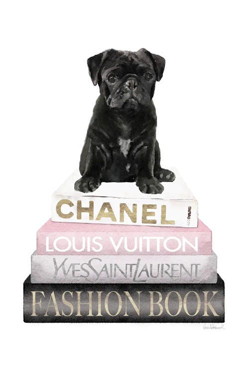 New Books Grey Blush With Black Pug