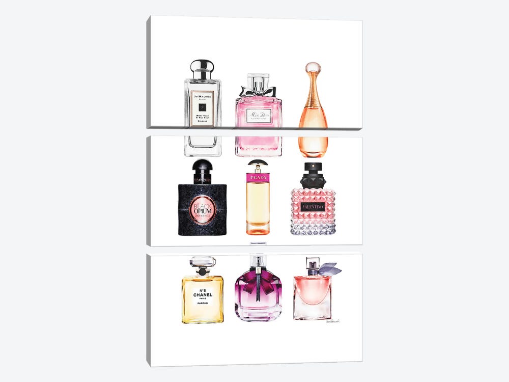Perfume Collection by Amanda Greenwood 3-piece Canvas Art