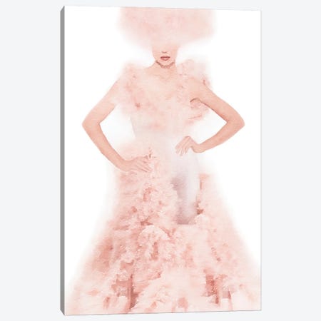 Pink Ball Gown Canvas Print #GRE514} by Amanda Greenwood Canvas Art