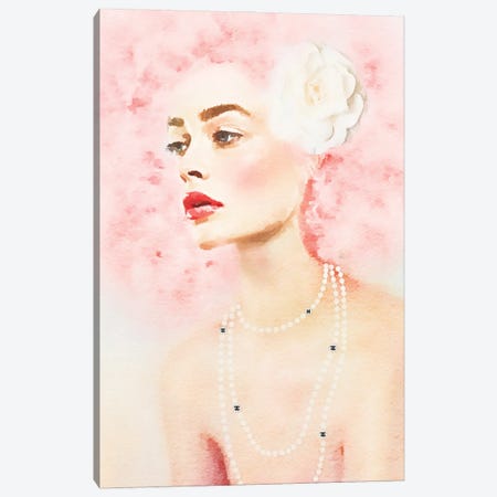 Pink Beauty Canvas Print #GRE515} by Amanda Greenwood Canvas Art